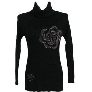 Ladies Sweater very thick color black